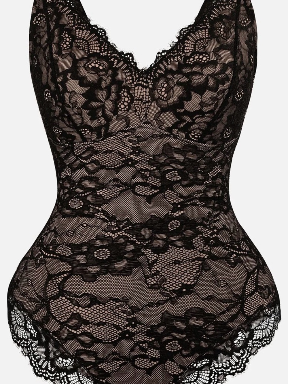 FeelinGirl Lace Bodysuit Teddy - Black